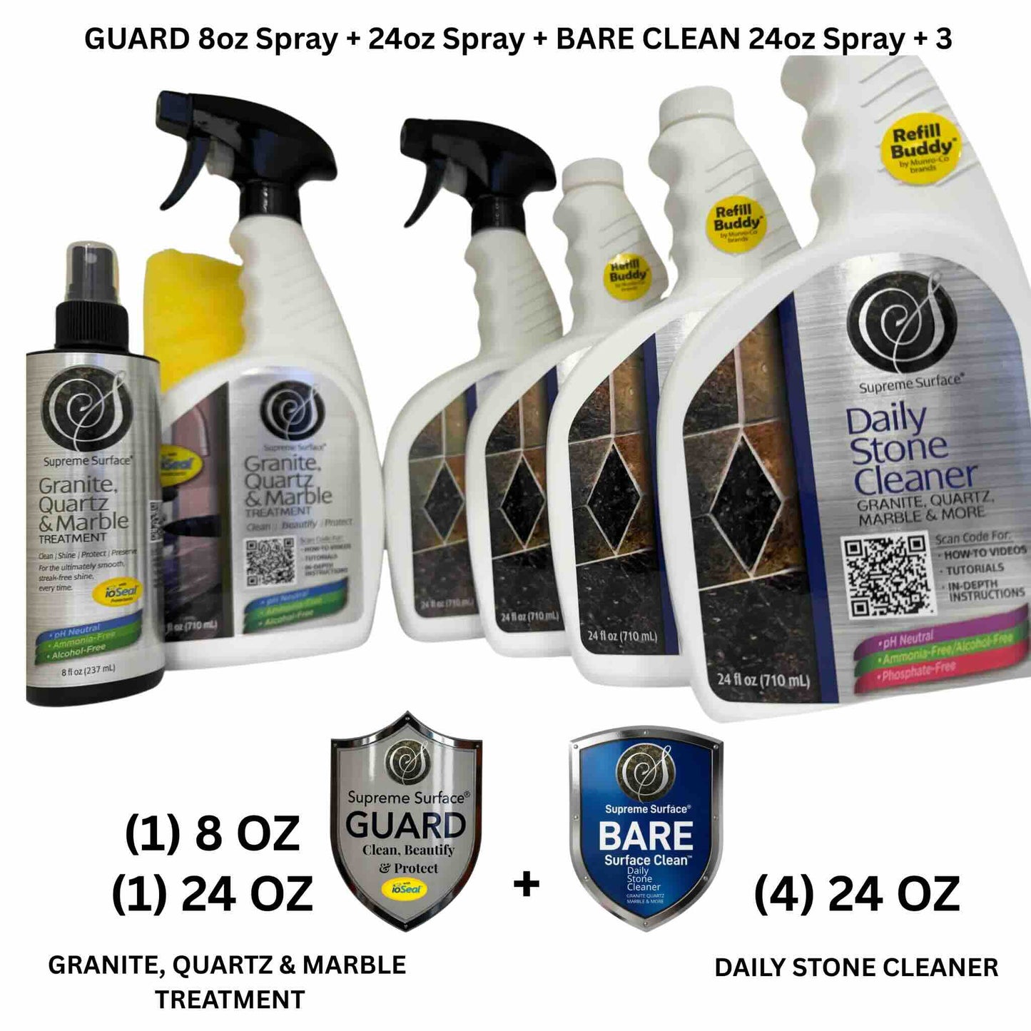 Quartz Routine Care System — GUARD + BARE CLEAN