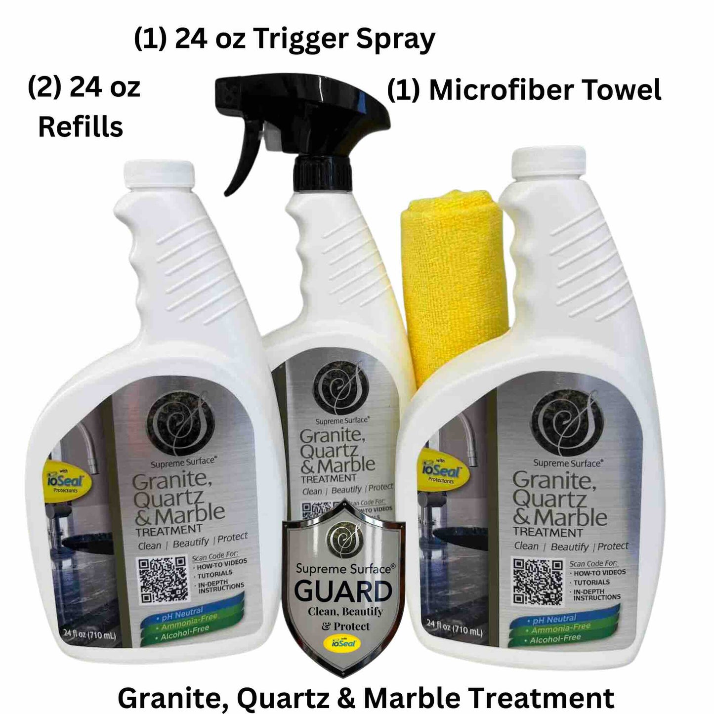 GUARD: Granite, Quartz & Marble Treatment - Supreme Surface Cleaners