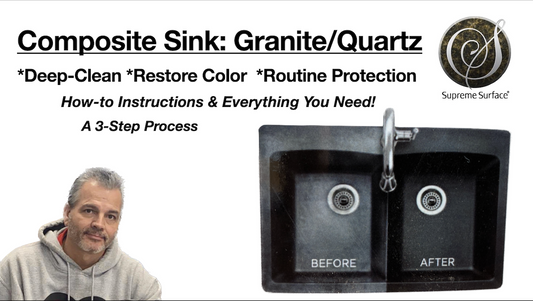 Granite Sinks: Deep Clean, Restore, Seal, Routine Protective Care