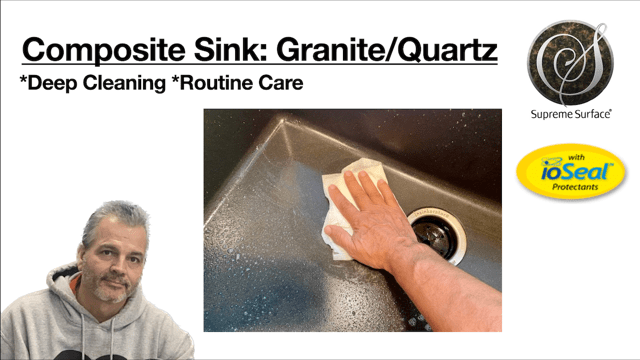 Composite Sink Routine Care System: RESET → GUARD by Supreme Surface® - Supreme Surface Cleaners