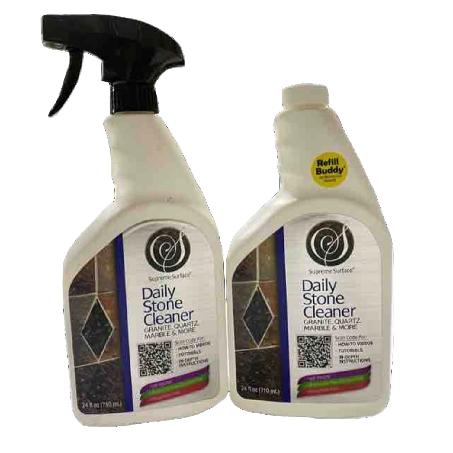 Supreme Surface® Daily Stone Cleaners For Granite Quartz Marble & More, All Sizes and Variations as of 08-01-2024