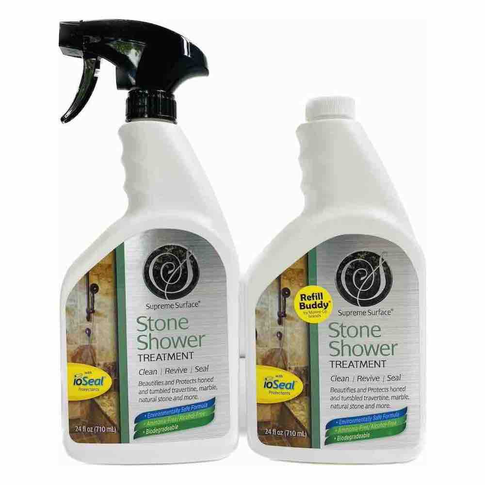 Stone Shower Treatments, All Sizes and Variations - Supreme Surface Cleaners