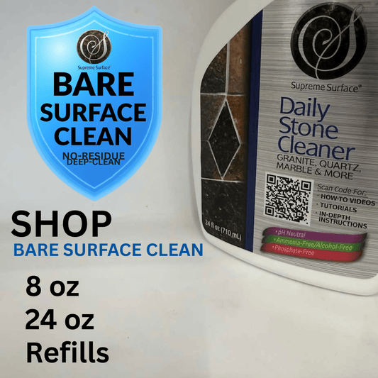 BARE SURFACE CLEAN: Daily Stone Cleaner - Supreme Surface Cleaners