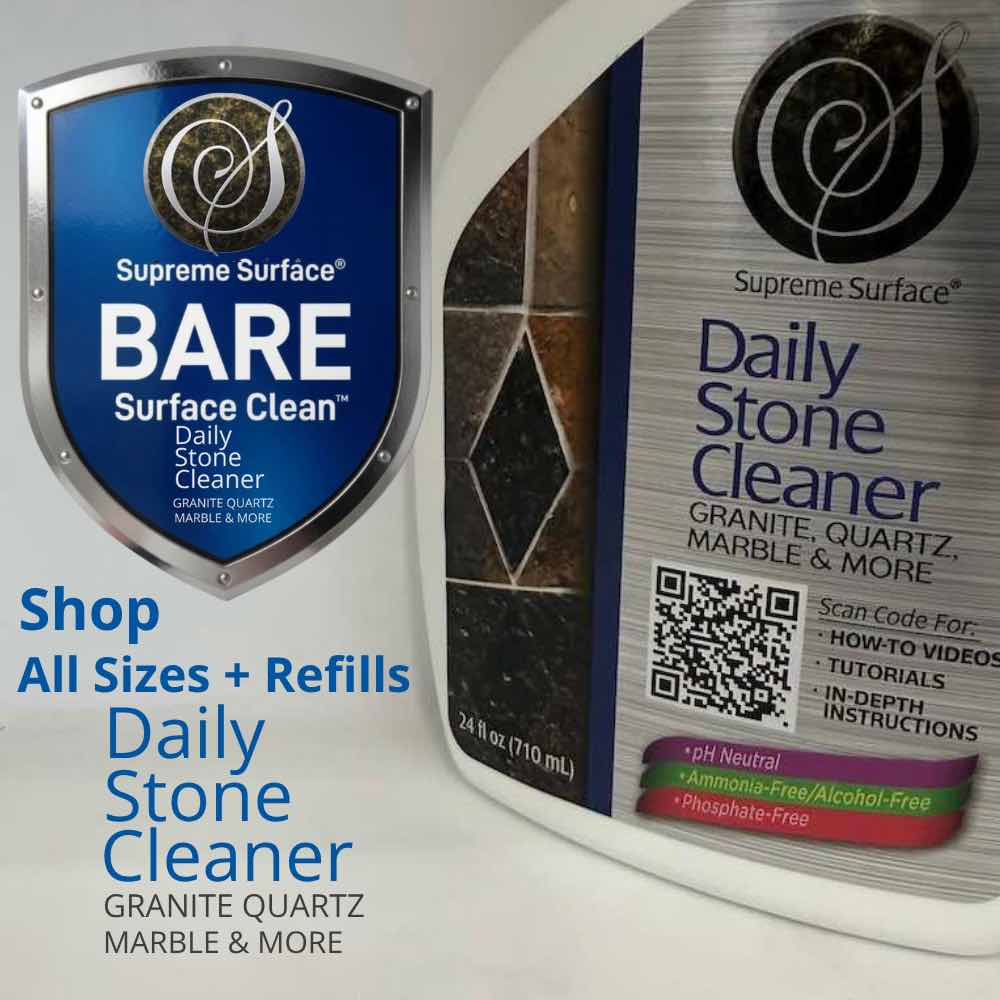 BARE SURFACE CLEAN: Daily Stone Cleaner - Supreme Surface Cleaners