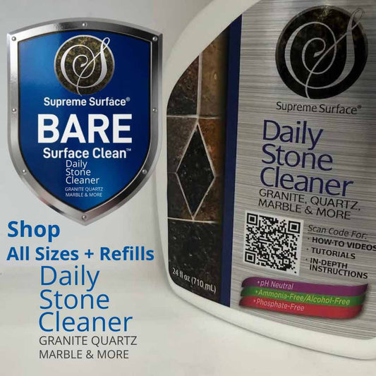 BARE SURFACE CLEAN: Daily Stone Cleaner - Supreme Surface Cleaners