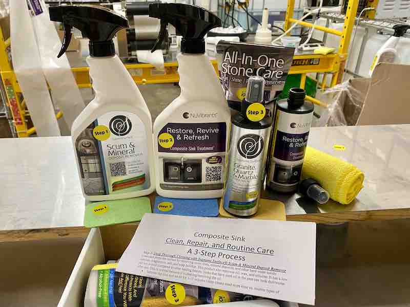 Composite Granite Sink Cleaners, Restoration Kit