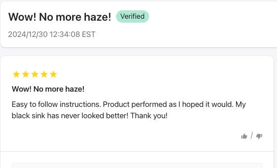 Composite Sink Cleaners Restoration Kit - Supreme Surface Cleaners