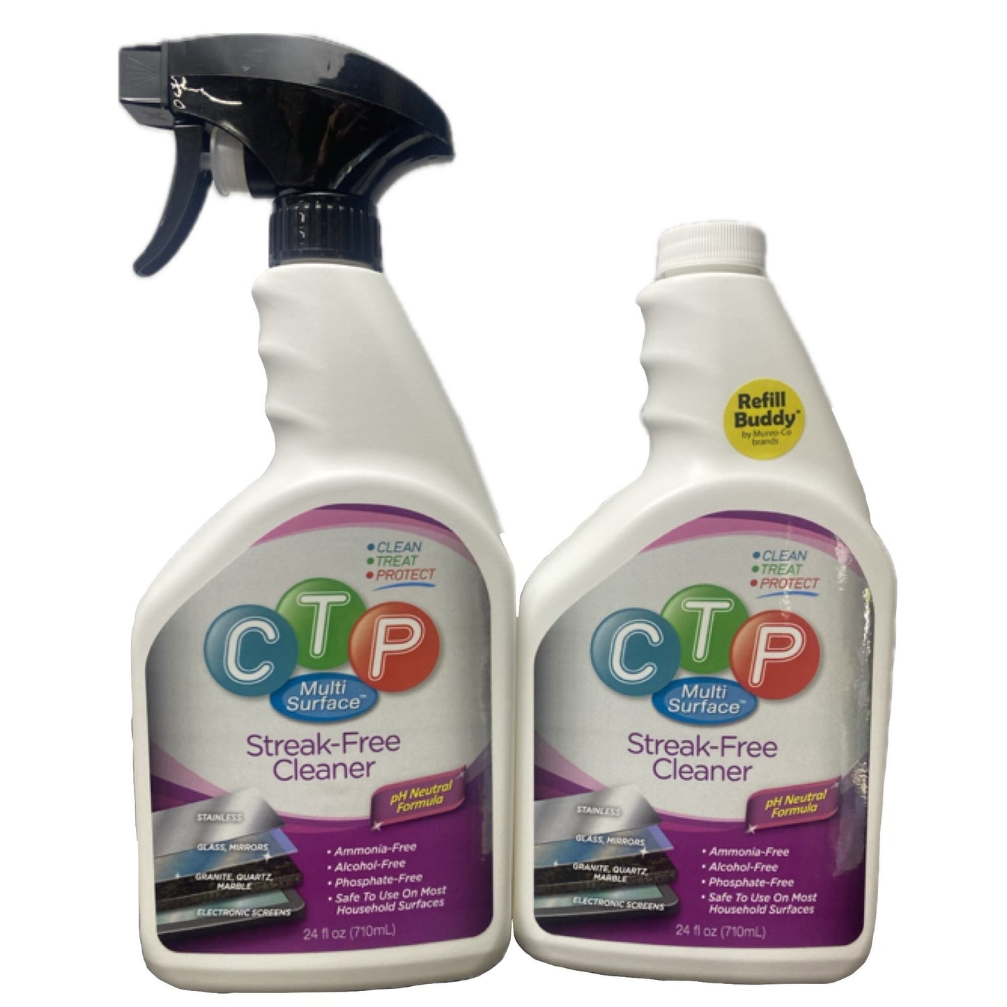 CTP Multi Surface, Streak-Free Cleaner Value (2) Pack