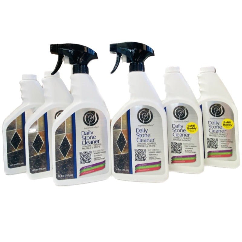 Daily Stone Cleaner, Value (6) Pack - Supreme Surface Cleaners