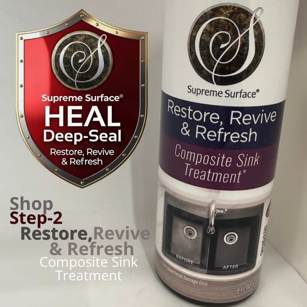 Restore, Revive & Refresh™ – Composite Sink Treatment - Supreme Surface Cleaners