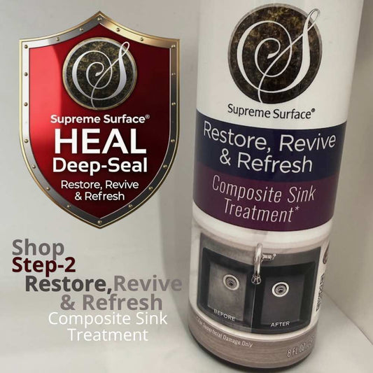 Restore, Revive & Refresh™ – Composite Sink Treatment - Supreme Surface Cleaners
