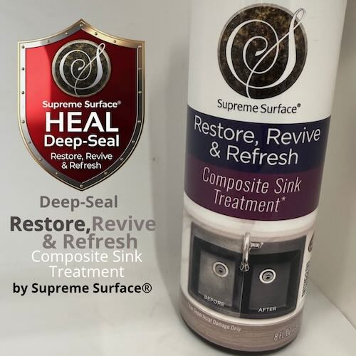 Restore, Revive & Refresh™ – Composite Sink Treatment - Supreme Surface Cleaners