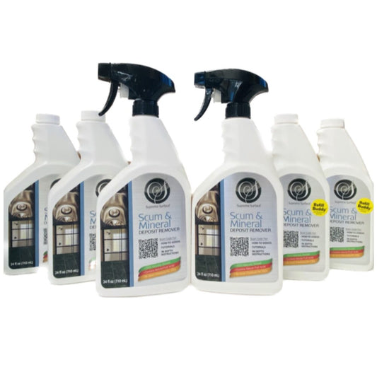 Scum and Mineral Deposit Remover, Refill Value (6) Pack - Supreme Surface Cleaners