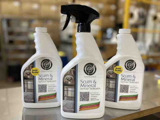Scum and Mineral Deposit Remover, Value (3) Pack - Supreme Surface Cleaners