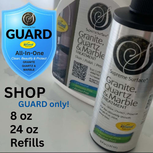 GUARD: All-In-One Granite, Quartz & Marble Treatment with ioSeal®