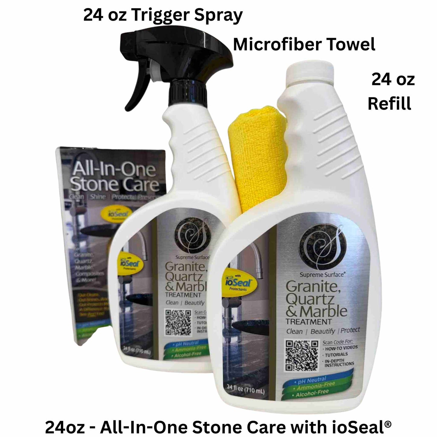 Supreme Surface® All - In - One Stone Care with ioSeal® - Supreme Surface Cleaners