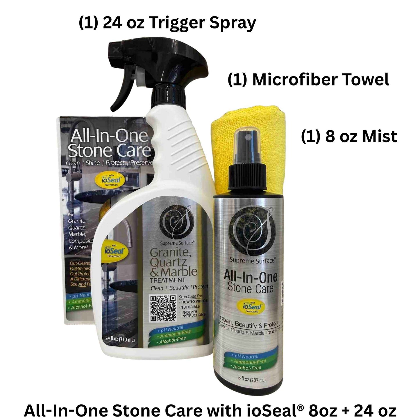 Supreme Surface® All - In - One Stone Care with ioSeal® - Supreme Surface Cleaners