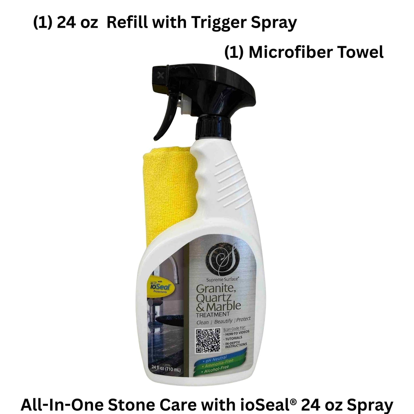 Supreme Surface® All - In - One Stone Care with ioSeal® - Supreme Surface Cleaners