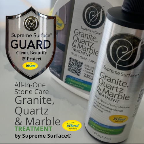 GUARD: All-In-One Granite, Quartz & Marble Treatment with ioSeal®
