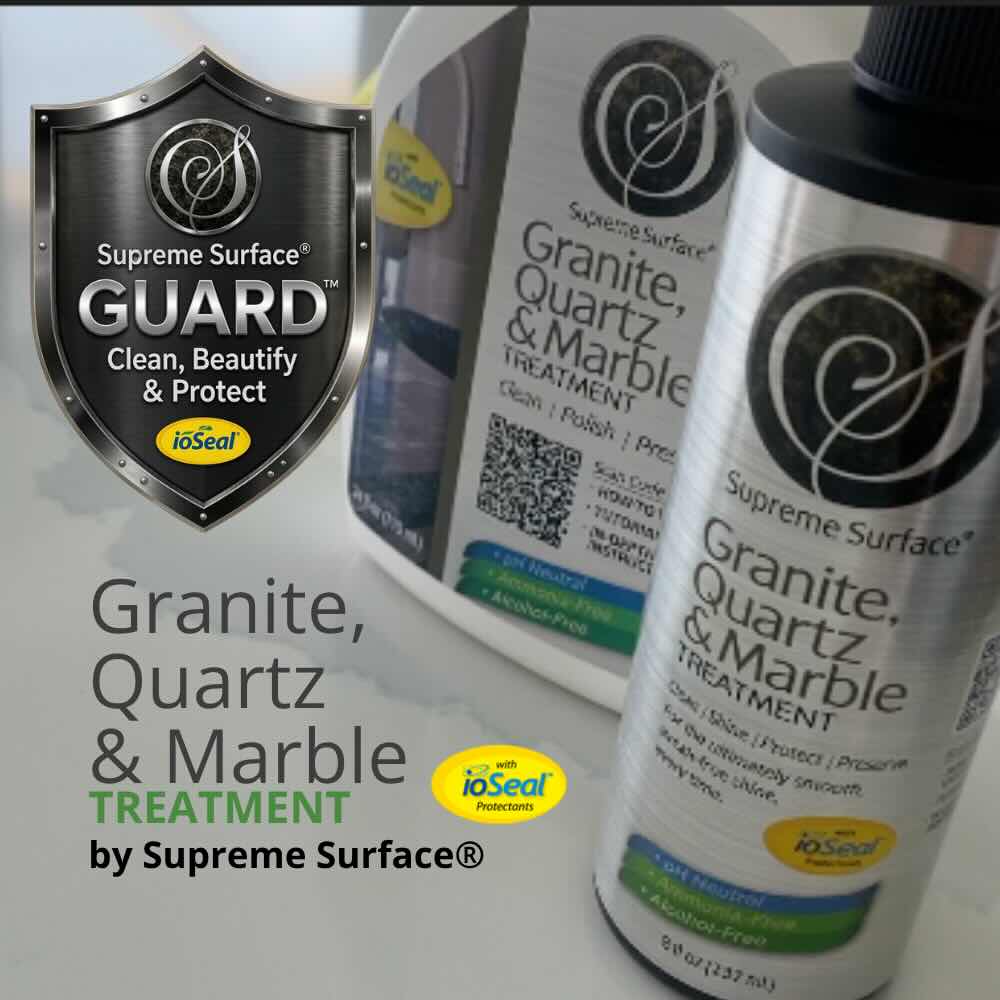 Supreme Surface® GUARD: Granite, Quartz & Marble Treatment - Supreme Surface Cleaners