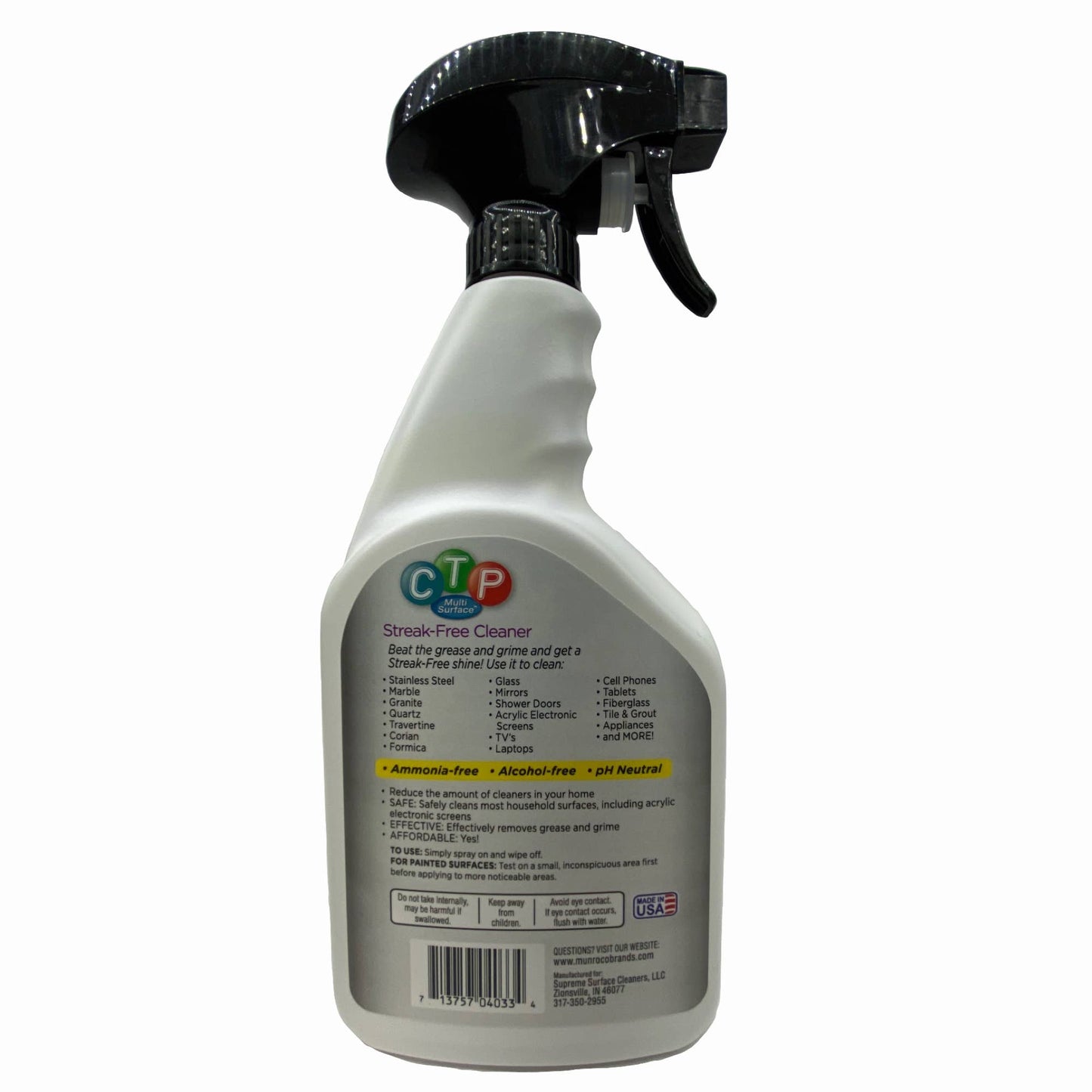 CTP Multi-Surface Streak-Free Cleaner