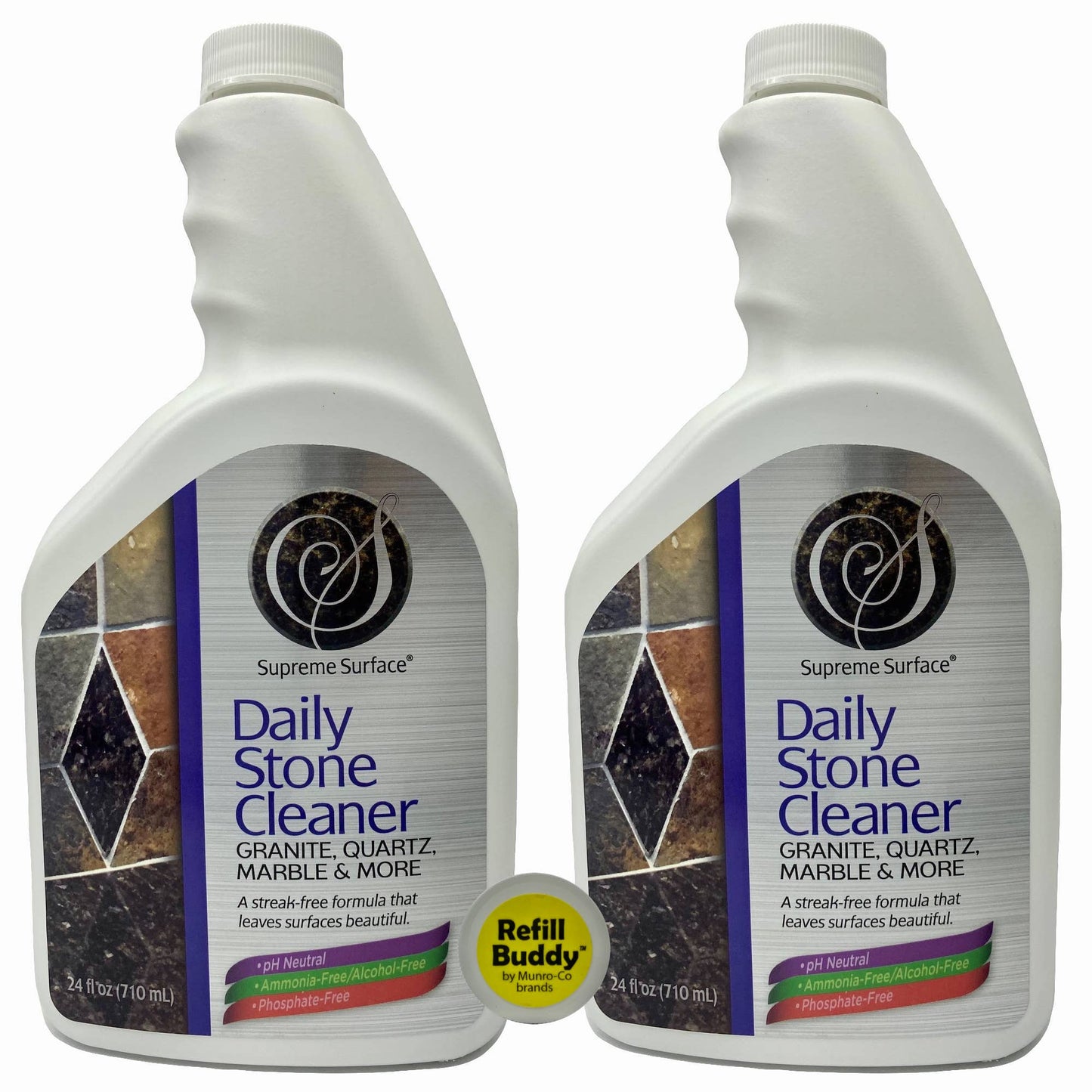 Daily Stone Cleaner, Value (2) Pack - Supreme Surface Cleaners