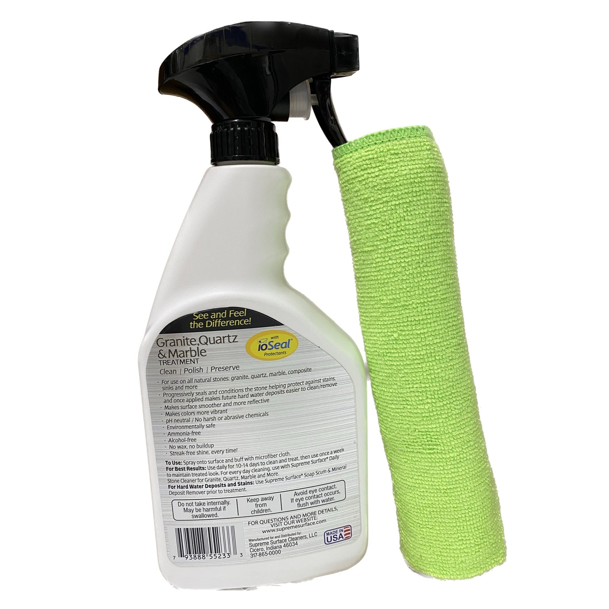 Granite Quartz & Marble Treatment, 24oz Spray - Supreme Surface Cleaners